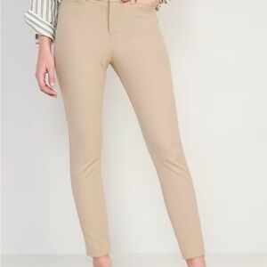 OLD NAVY High Waisted Pixie Skinny Ankle Pants Mocha Taffy Size 12 NWOT